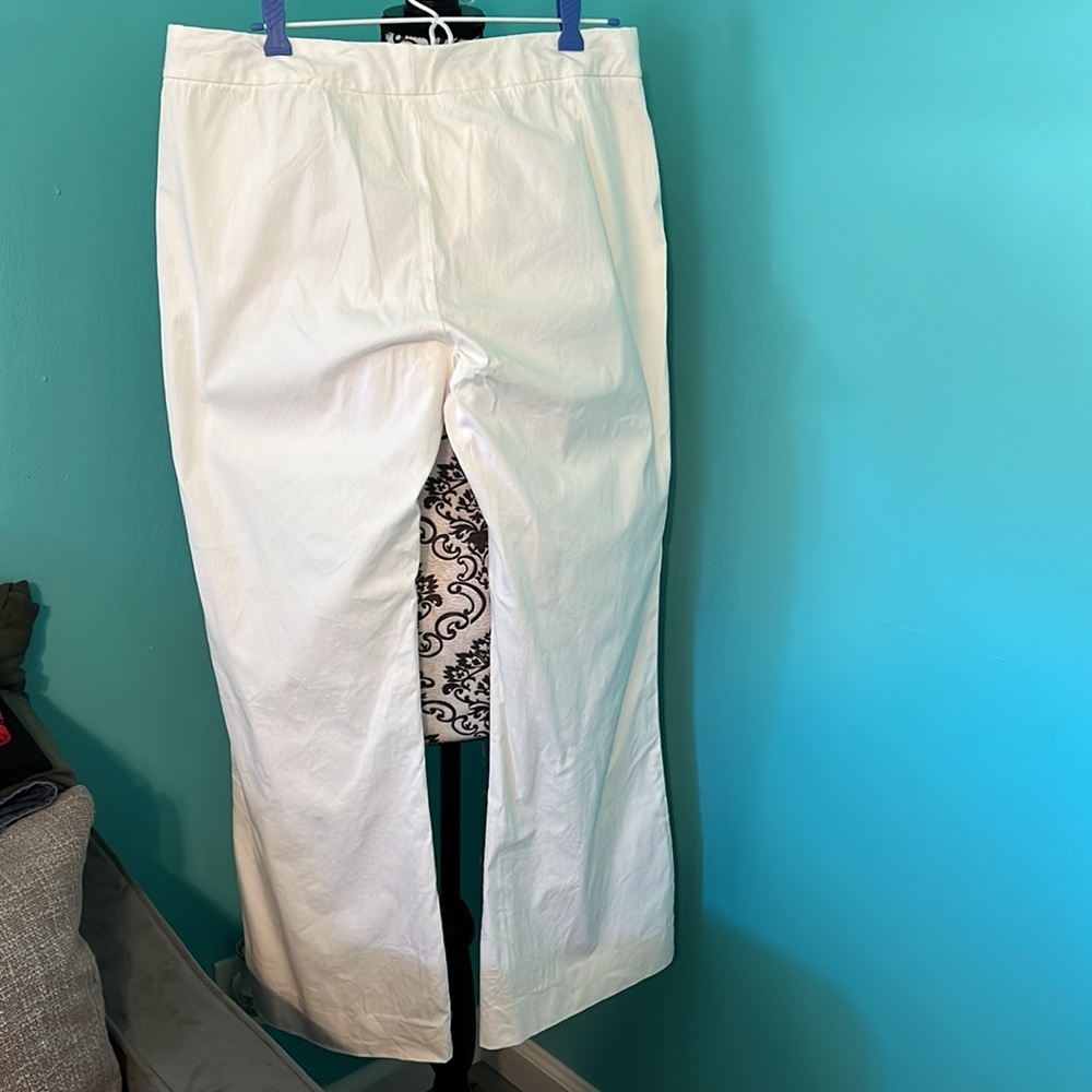 Theory Simple Basic Plain White Professional Trou… - image 2